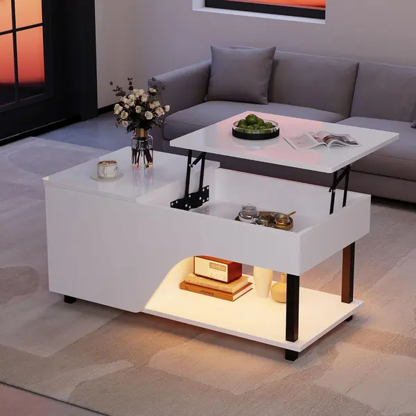 Couchtisch Höhenverstellbar 100x50 cm