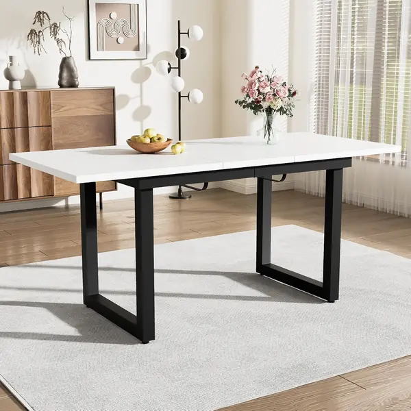 Esstisch 140/180x80x75cm, Ausziehbar Esszimmertisch…