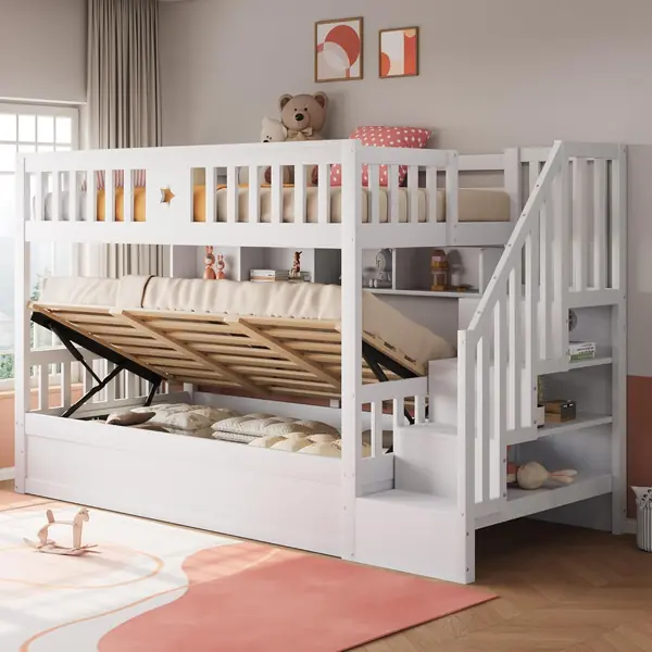 Etagenbett aus Holz