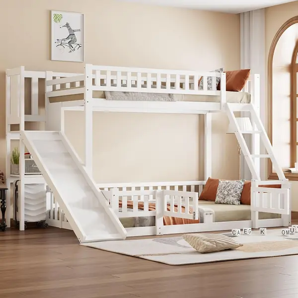 Etagenbett Kinderbett 90x200 und 140x200, Hochbett…