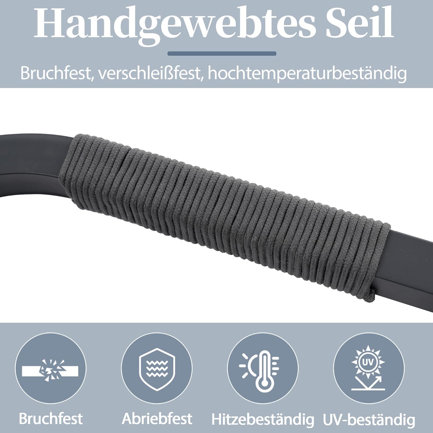 Merax Gartenmöbel Set für 8 Personen, Gartenlounge Ecksofa mit Esstisch & Bank, Outdoor Sitzgruppe mit Glasplatte, geflochtene Arm- & Rückenlehnen, verzinkter Stahlrahmen, Grau — Ansicht 5
