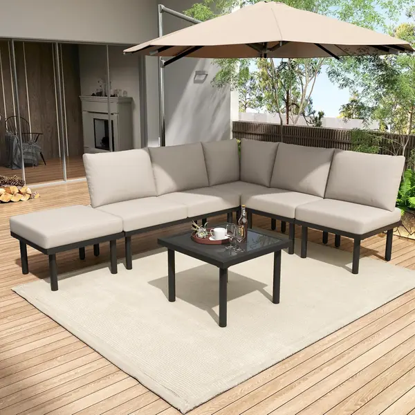 Gartenmöbel Set mit 6 Sitzplätze