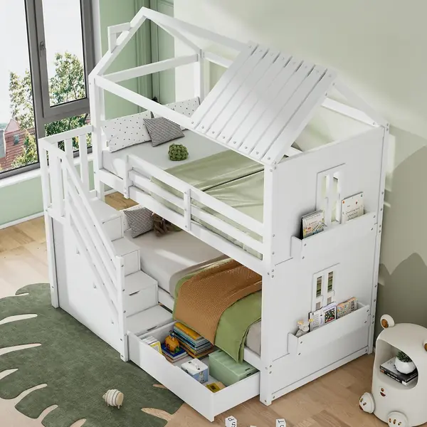 Kinder-Etagenbett 90x200 cm
