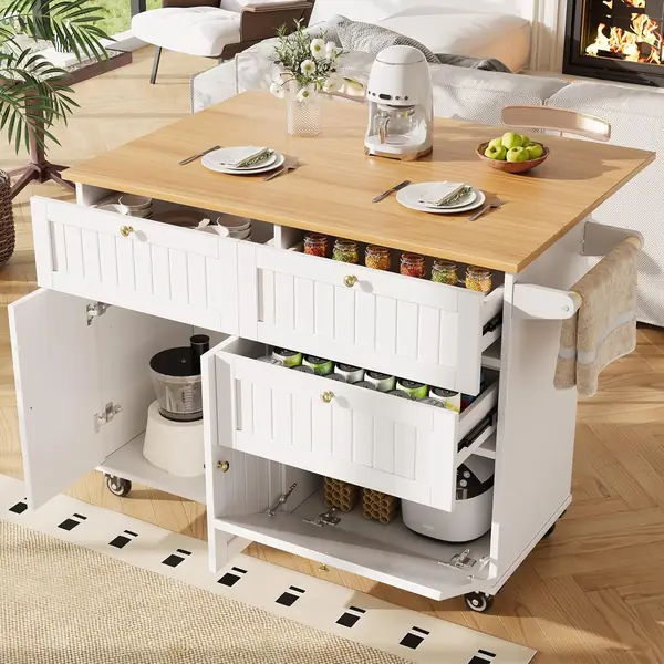Kücheninsel Küchenschrank mit abklappbarer Arbeitsplatte