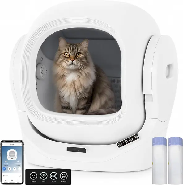 Selbstreinigende Katzentoilette
