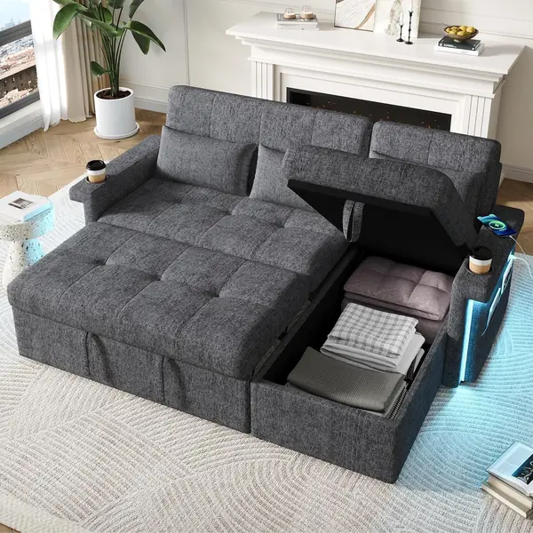 Sofa Ecksofa mit Schlaffunktion