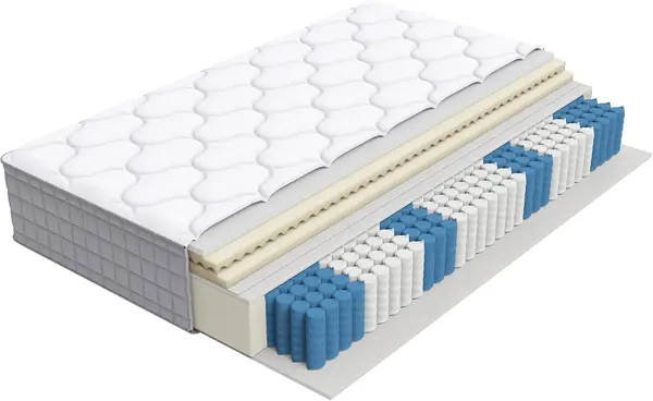 Taschenfederkernmatratze 90x200cm H3 – 7-Zonen