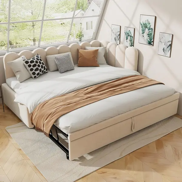 2-in-1 Multifunktions-Schlafsofa (90/180 x 200 cm)